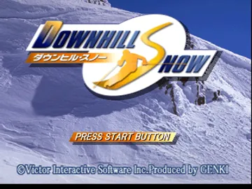 Downhill Snow (JP) screen shot title